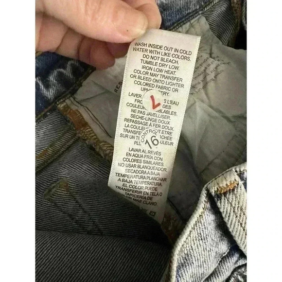 FRAME Le High Straight Jeans sz 27 - Picture 6 of 9